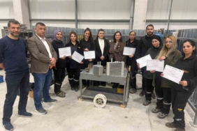 Sanayide kadın gücü: Çorum’da 15 kadın kaynakçı sertifikalarını aldı