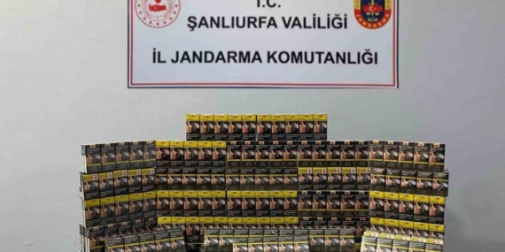 Şanlıurfa’da 5 bin paket kaçak sigara ele geçirildi