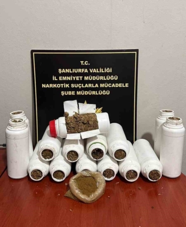 Şanlıurfa’da 7 kilo 150 gram uyuşturucu ele geçirildi