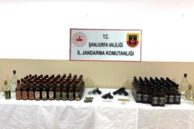 Şanlıurfa’da alkol, silah ve uyuşturucu operasyonu: 1 gözaltı