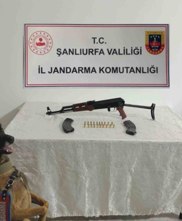 Şanlıurfa’da ruhsatsız silah operasyonu