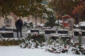 Şehir beyaz gelinliğini giydi, Sivas’ta kartpostallık görüntüler oluştu