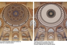 Selimiye Kubbe süslemeleri restorasyonuna mahkeme "dur"dedi