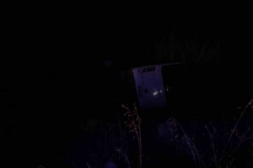 Siirt’te işçileri taşıyan otobüs devrildi: 17 yaralı