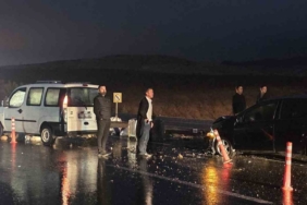 Siirt’te maddi hasarlı trafik kazası