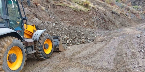Siirt’te sağanak yağış heyelana neden oldu
