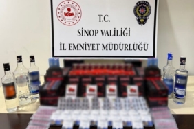 Sinop’ta kaçak içki ve cinsel içerikli ürün operasyonu: 1 gözaltı