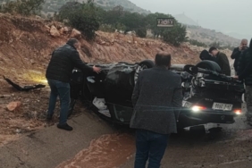 Şırnak’ta otomobil takla attı: 2 yaralı