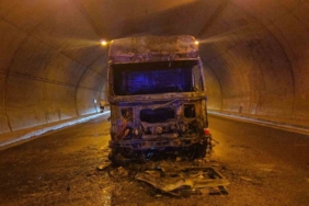 Su tankeri küle döndü