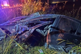 Takla atan otomobil hurdaya döndü: 1 yaralı