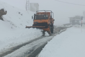 Tanin geçidinde yol açma çalışmaları başladı