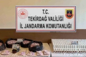 Tekirdağ’da dev uyuşturucu operasyonu: 55 bin sentetik ecza ele geçirildi
