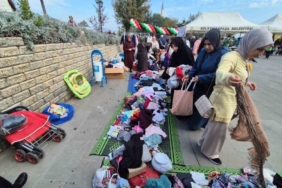 Tekirdağ’da Filistin için hayır çarşısı açıldı