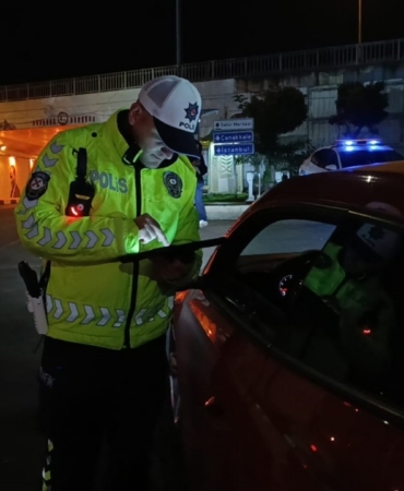 Tekirdağ’da trafik denetimi: 80 Araç kontrol edildi, 5 sürücüye ceza yazıldı