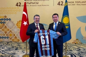 Trabzon’un yeni kardeşi Aktau oldu