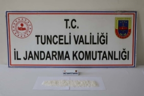 Tunceli’de metamfetamin operasyonu: 3 bin içimlik uyuşturucu ele geçirildi