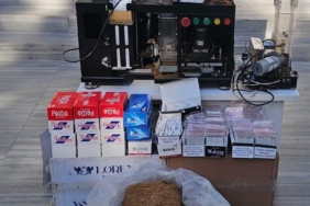 Uşak’ta çok sayıda kaçak makaron ve tütün ele geçirildi