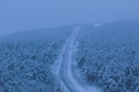 Yozgat’ta mevsimin ilk karı yağdı
