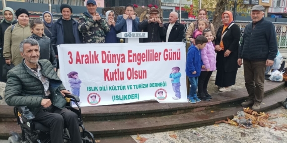 3 Aralık Dünya Engelliler Günü mesajlarını ıslık diliyle verdiler