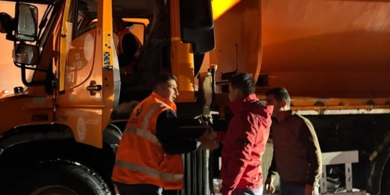 3 bin rakımlı Karabet Geçidi’nde kar yağışı etkili oldu