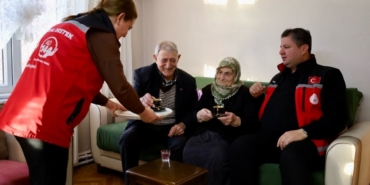 67 yıllık mutluluğa "kahve bahane" ziyareti