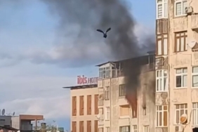 Adana’da apartmanın 6. katında çıkan yangın söndürüldü