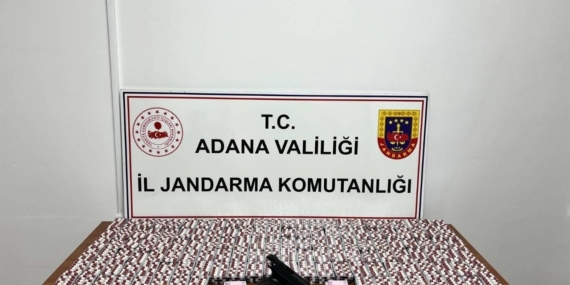 Adana’da jandarma 23 bin 876 uyuşturucu hap ele geçirdi