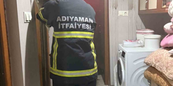 Adıyaman’da ev yangını