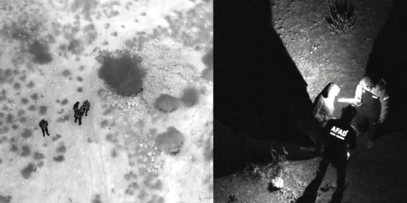 AFAD ekipleri kayıp zihinsel engelli vatandaşı termal kameralarla buldu