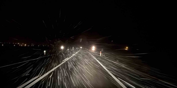 Afyonkarahisar’da beklenen kar yağışı başladı