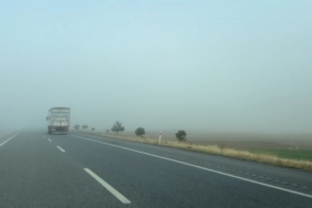 Afyonkarahisar’da sisli hava etkili oldu