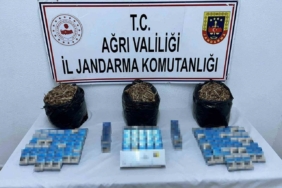 Ağrı’da kaçak sigara ve safran tohumu ele geçirildi