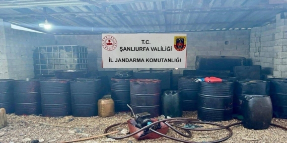 Akçakale’de 3 bin 900 litre kaçak akaryakıt ele geçirildi