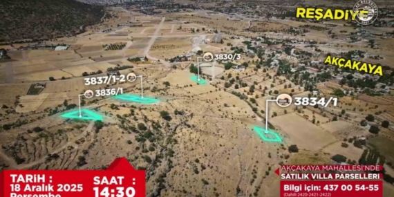 Akçakaya ve Endürlük’te 30 prestijli parsel ihaleyle satışta