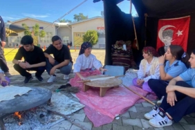 Aksu’da ders zili Yörük Çadırında çaldı