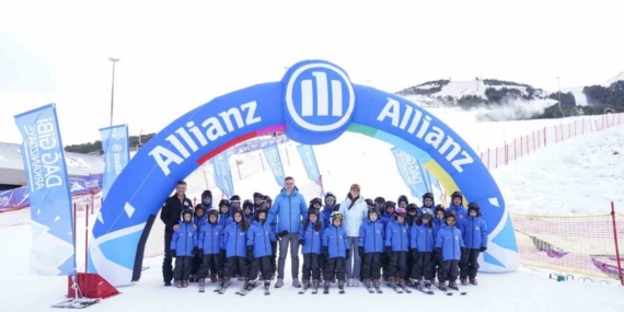 Allianz Türkiye ‘Dağ Gibi Arkanızdayız’ projesiyle Palandöken’de kız çocuklarını kayak sporuyla tanıştırdı