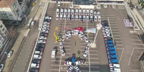 Amasya’da emniyet ve jandarma teşkilatına 71 yeni araç