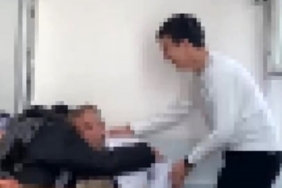 Ankara’da lise öğrencilerinden öğretmene saygısız hareketler