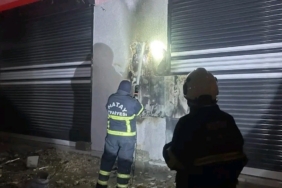 Antakya’da elektrik panosu yandı