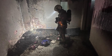 Antakya’da metruk bina yangını