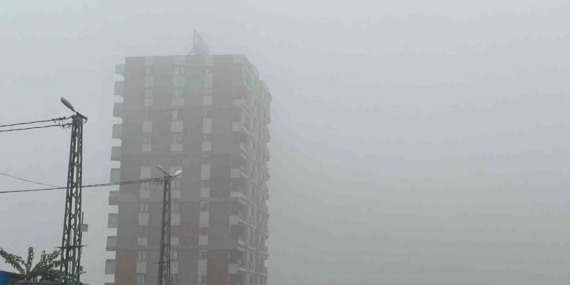 Antakya’da sis etkili oldu