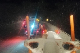 Antalya-Konya karayolunda kar yağışı başladı