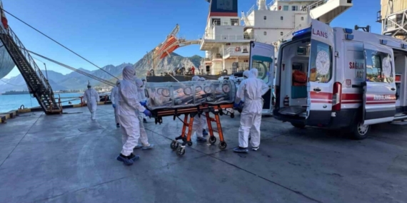 Antalya Limanı’nda uluslararası salgın tatbikatı