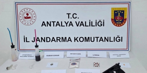 Antalya’da uyuşturucu operasyonu