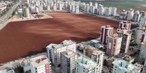 Apartmanlar arasında tarım yapmaya devam ediyor