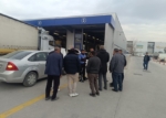Araç muayene istasyonundaki vatandaşlar bilgilendirildi