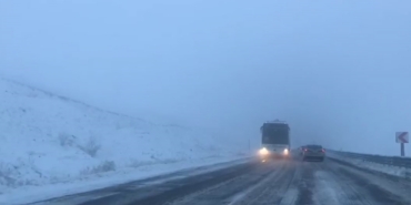 Ardahan’da kar yağışı ulaşımı aksattı
