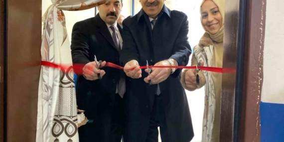 Arpçay’da ilkokul öğrencilerinden Milli Kültür Sergisi