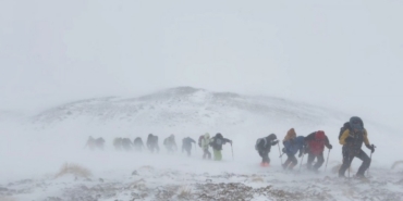 Artos Dağı’nda tipi ve fırtına: Dağcılar geri dönmek zorunda kaldı