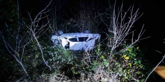 Artvin’de otomobil uçuruma yuvarlandı: 4 yaralı